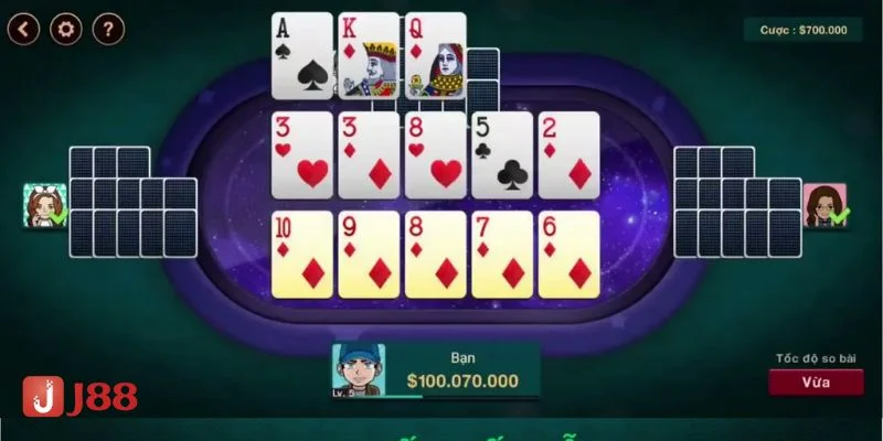Cách Chơi Bài Mậu Binh Chiếm Ưu Thế Trên Bàn Cược J88 1 Game Mậu binh là trò chơi đổi thưởng đình đám tại sàn cược J88.