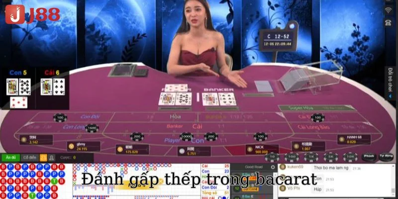 Công Thức Đánh Baccarat Luôn Thắng Do Cao Thủ J88 Chia Sẻ 2 Đánh gấp thếp - công thức đánh Baccarat hiệu quả.