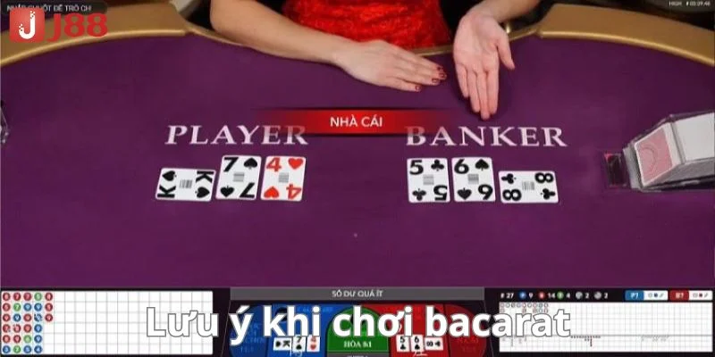Công Thức Đánh Baccarat Luôn Thắng Do Cao Thủ J88 Chia Sẻ 3 Nắm bắt lưu ý khi chơi Baccarat để có những ván cược thành công.