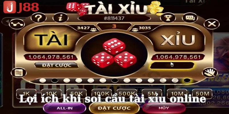 Soi Cầu Tài Xỉu Online J88: Tổng Hợp Mẹo Chơi Xanh Chín Nhất 2 Áp dụng mẹo soi cầu tài xỉu online mang lại nhiều lợi ích.
