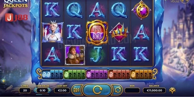 Nổ hũ Frozen lu&ocirc;n nằm trong top game nổ hũ được nhiều h&agrave;ng đầu tại J88.